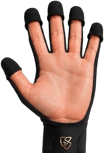 Golden Set handschoen, open handpalm voor grip